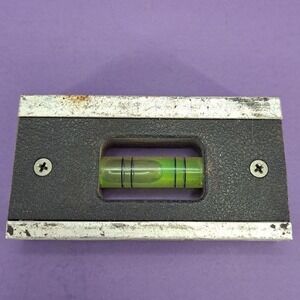 Vintage Mayes Super Cede Torpedo Level 3" Tool Measuring‎ Device Magnetic Edge